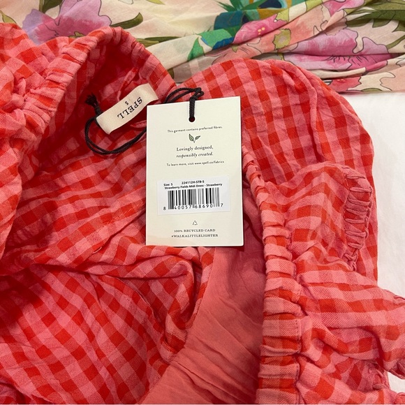 SOLD// Spell Strawberry Fields Midi Dress - Picture 7 of 10